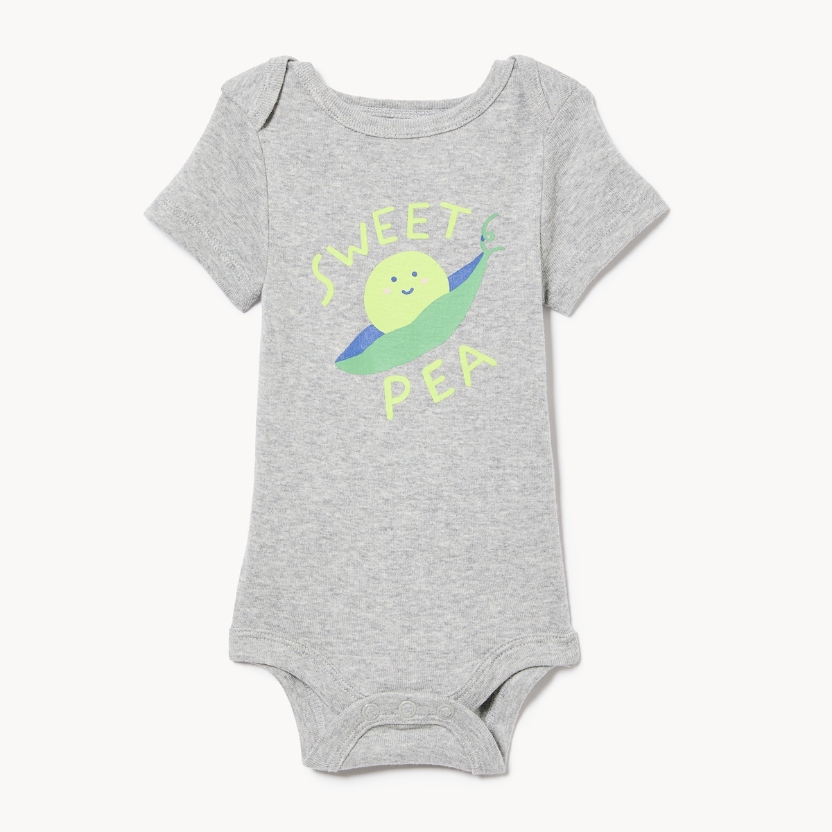 Baby Boys' Graphic Bodysuit - Light Grey Mix