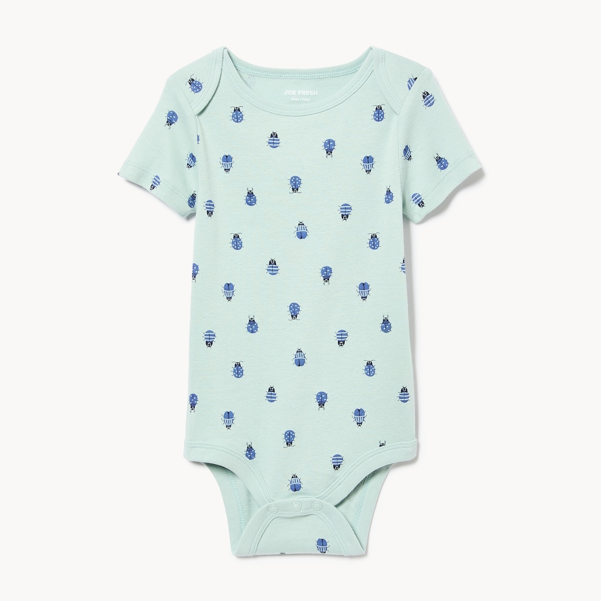 Baby Boys' Printed Bodysuit - Dusty Aqua