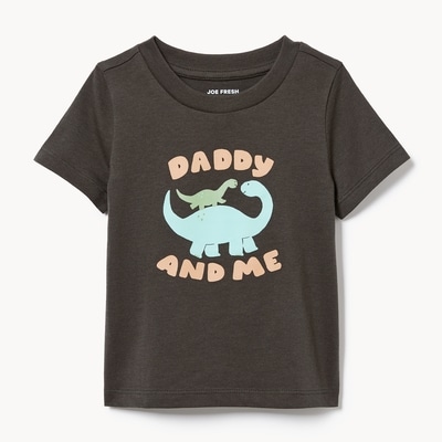 Baby Graphic T-Shirt - Dark Stone