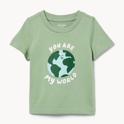 Joe Fresh T-shirt imprimé pour bébés 1 ea, 8,00 $/1ch