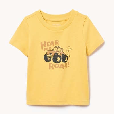 T-shirt imprimé pour bébés - Jaune
