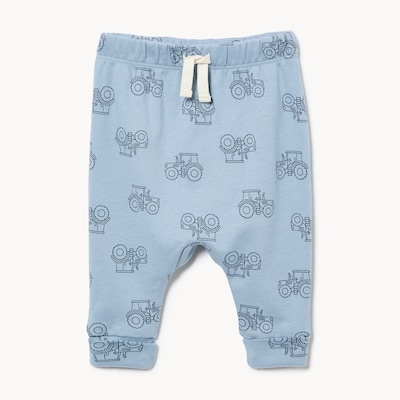 Baby Boys' Printed Harem Pant - Dusty Blue