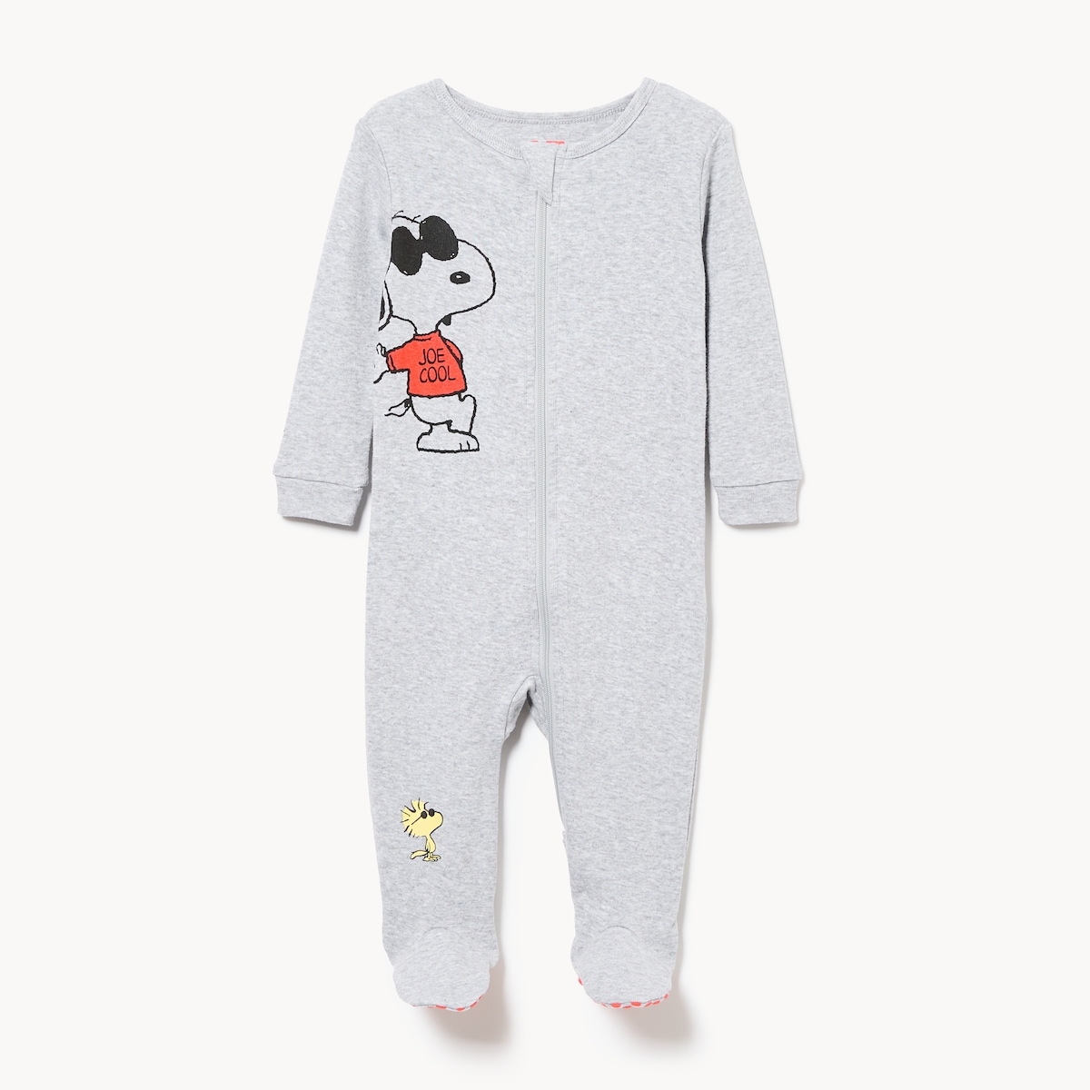 Baby Peanuts Graphic Sleeper - Light Grey Mix