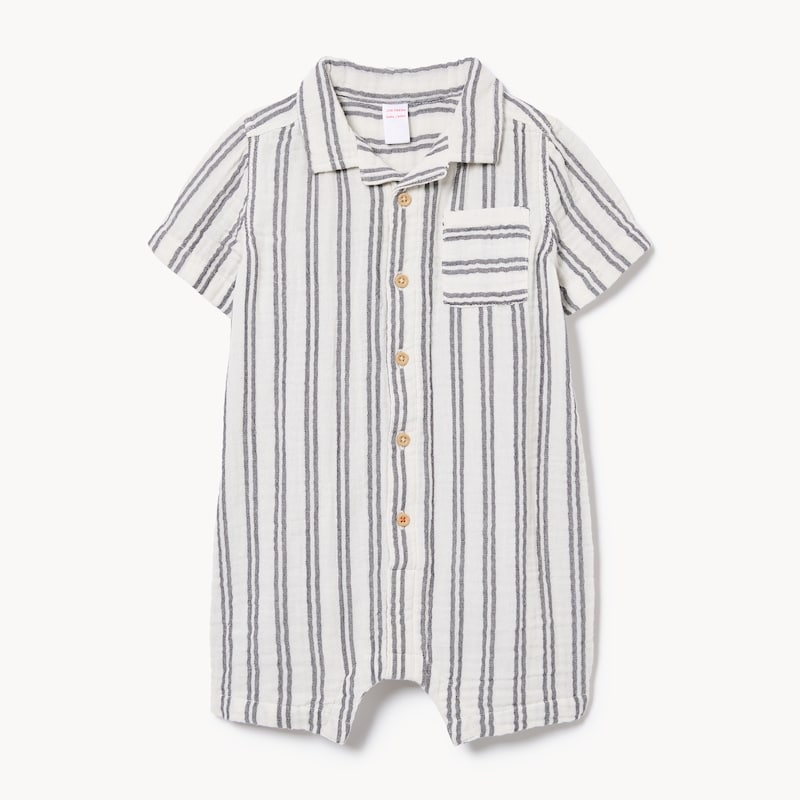 Baby Boys' Gauze Romper
