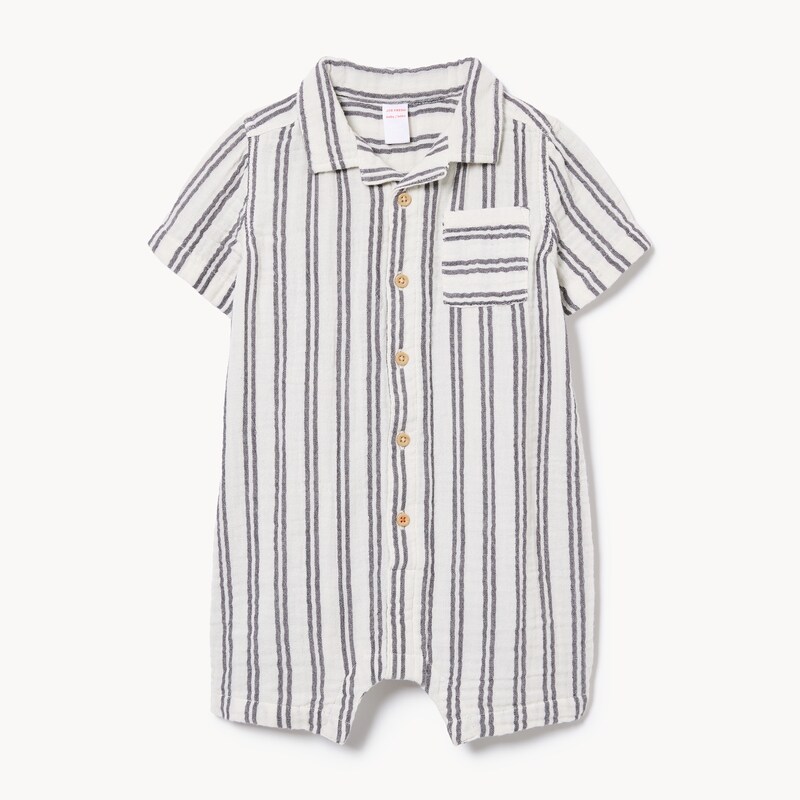 Baby Boys' Gauze Romper