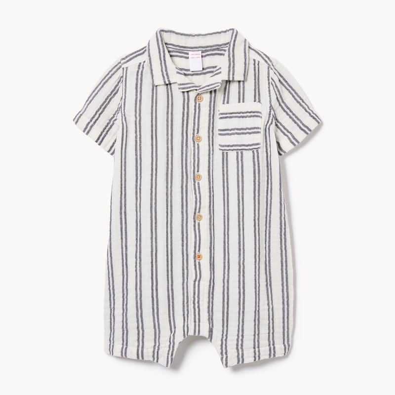 Baby Boys' Gauze Romper