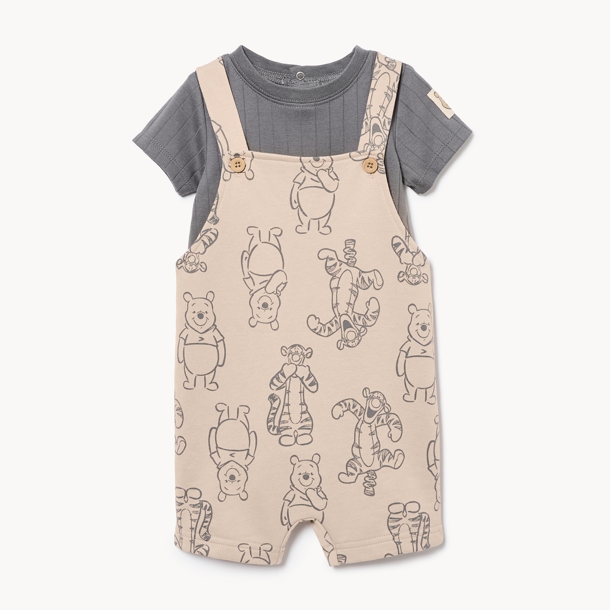 Baby Boys' Disney Winnie-the-Pooh Set - Light Taupe