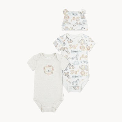 Baby Boys' Huggies 2-Pack Bodysuit  - Oatmeal