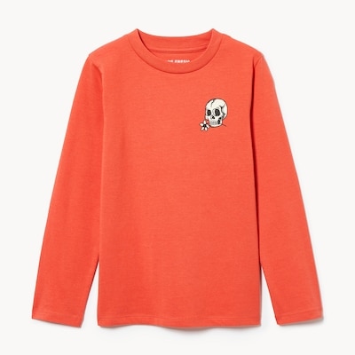 Kid Boys' Graphic Long Sleeve Top - Bright Red