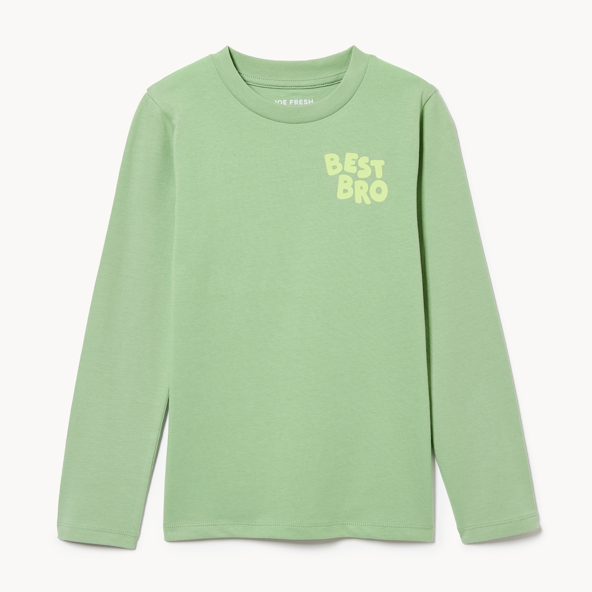 Kid Boys' Graphic Long Sleeve Top - Light Green