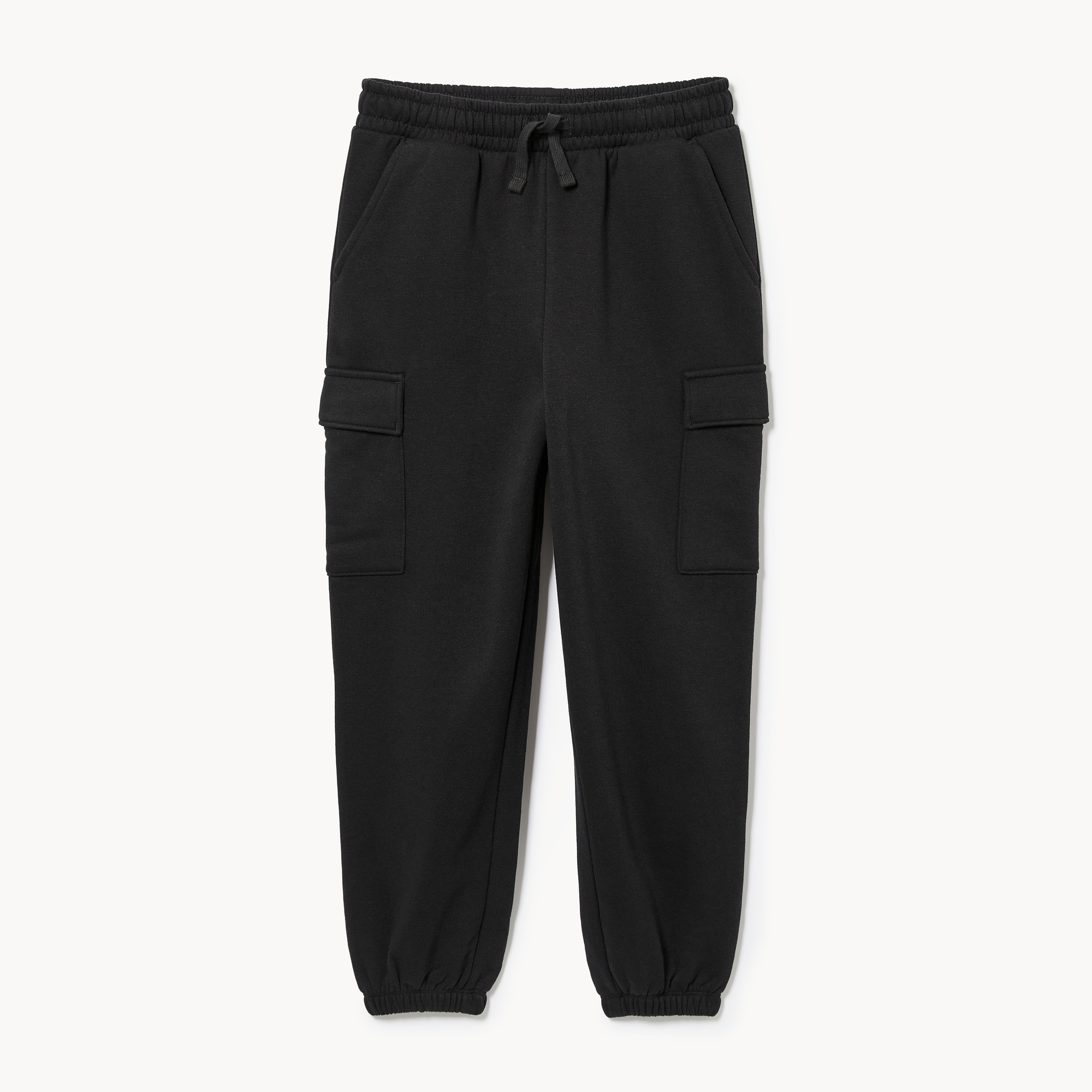 Pantalon jogging cargo en molleton, préadolescents