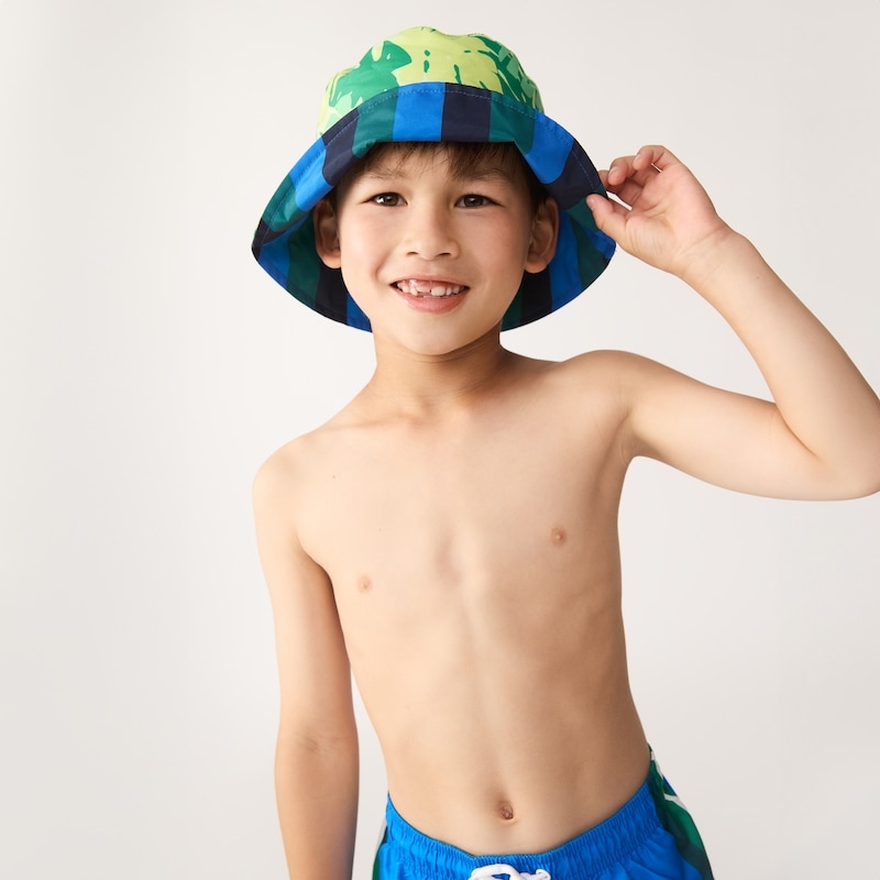 Kid Boys' Reversible Swim Bucket Hat