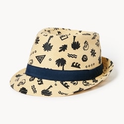 Joe Fresh Kid Boys' Printed Straw Hat 1 ea, $14.00/1ea