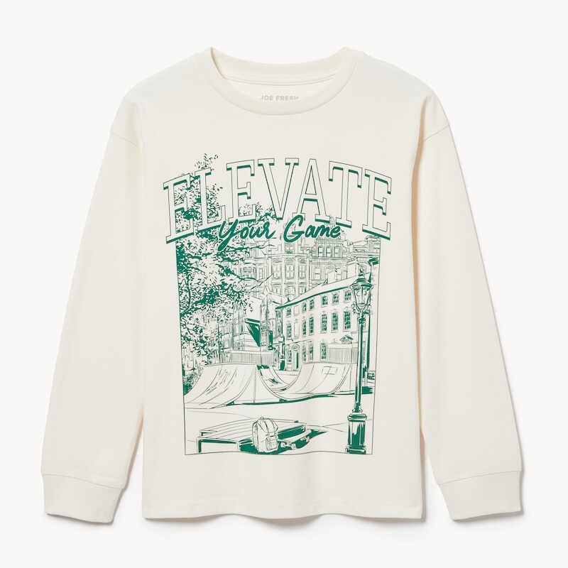 Tween Boys' Graphic Long Sleeve Top