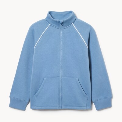 Veste sport à fermeture éclair pour garçons - Bleu Cendré