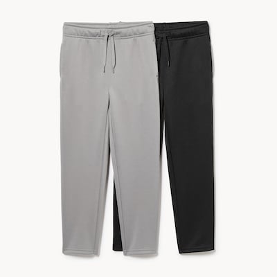 Ens. 2 pantalons d’athlétisme sport pour garçons - Noir JF