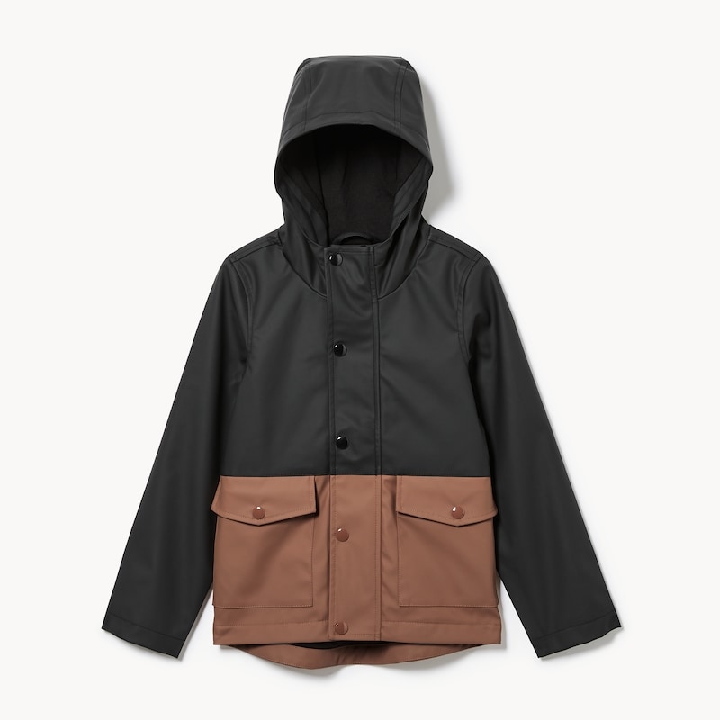 Kid Boys' Colour Block Raincoat