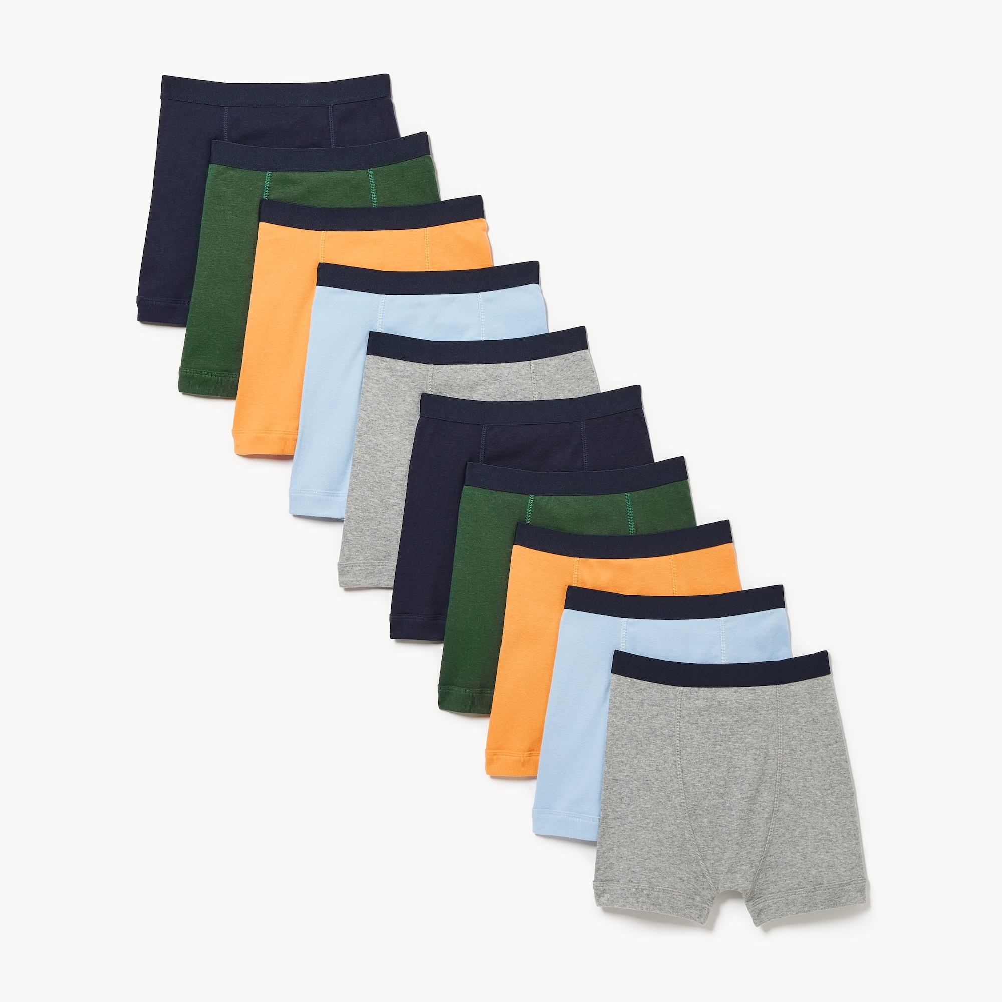 Ensemble de 10 caleçons boxeurs pour garçons