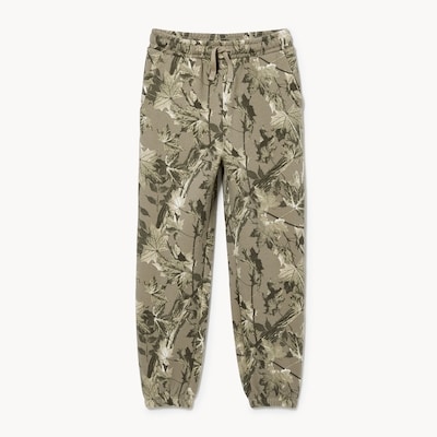 Pantalon jogging imprimé molleton, préadolescents - Sable Foncé