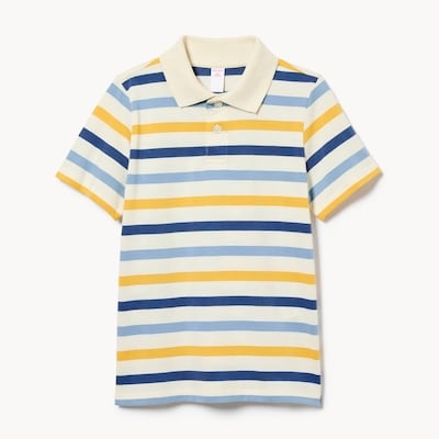 Kid Boys' Polo T-Shirt - Off White