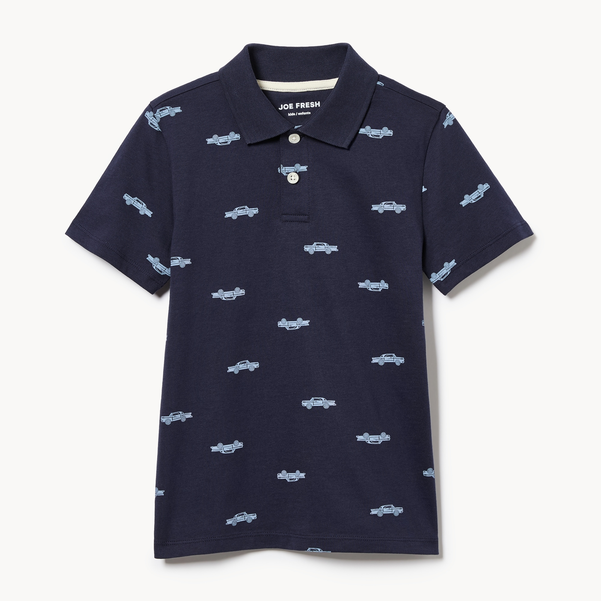 T-shirt polo imprimé pour garçons