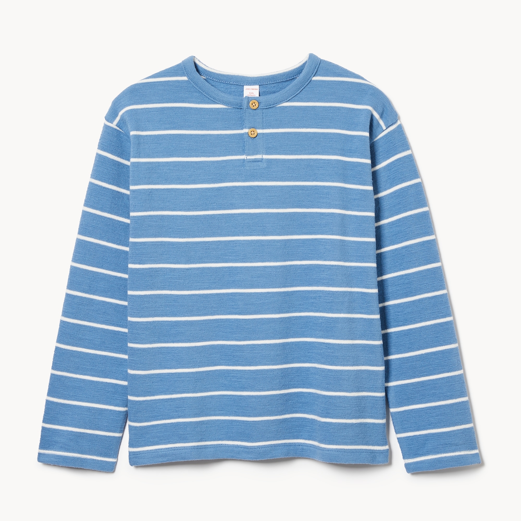 Haut à manches longues boutonné pour garçons