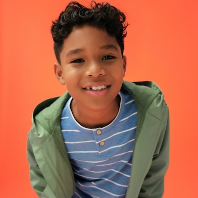 Kid Boys' Henley Long Sleeve - Indigo