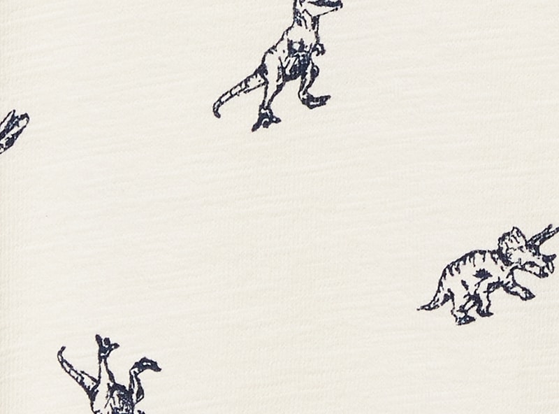 Kid Boys' Printed Henley Long Sleeve