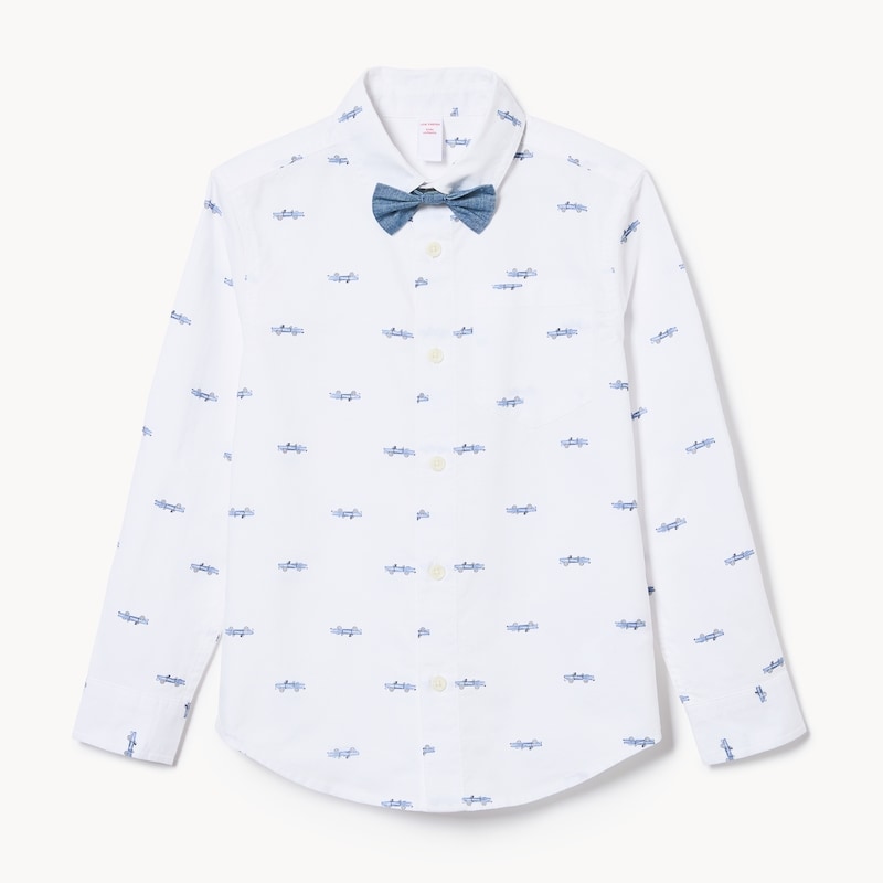 Kid Boys' Oxford Shirt with Bowtie