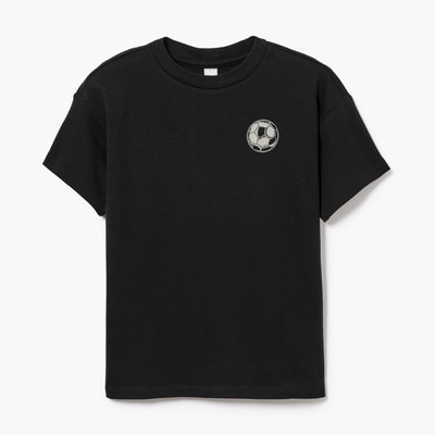 T-shirt imprimé pour garçons - Noir JF