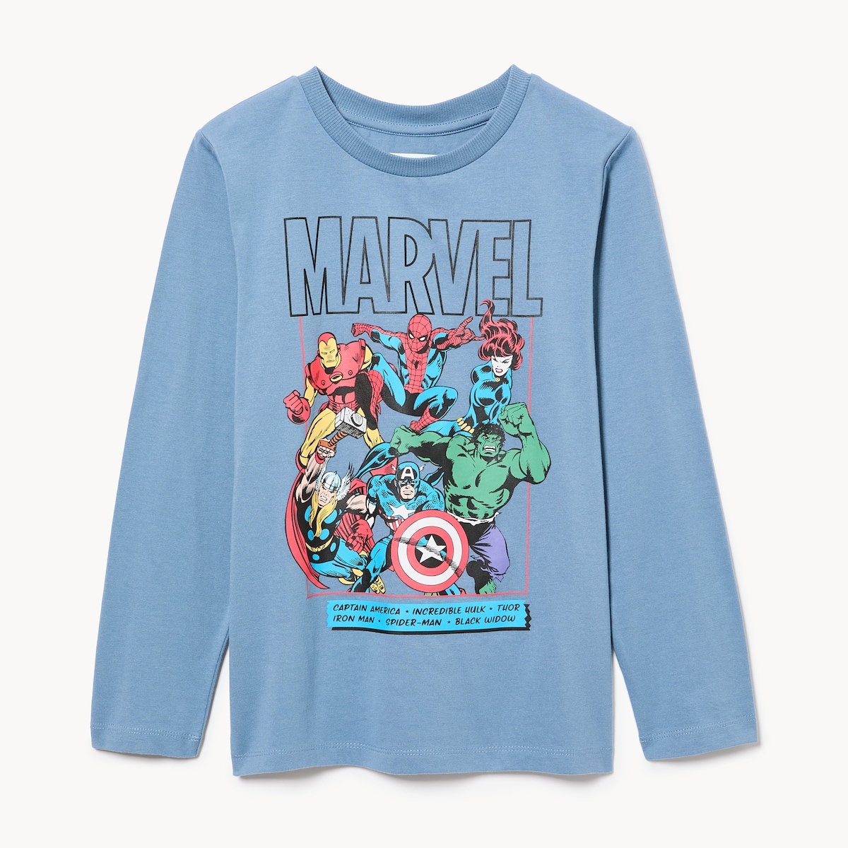 Kid Boys' Marvel Avengers Long Sleeve - Blue
