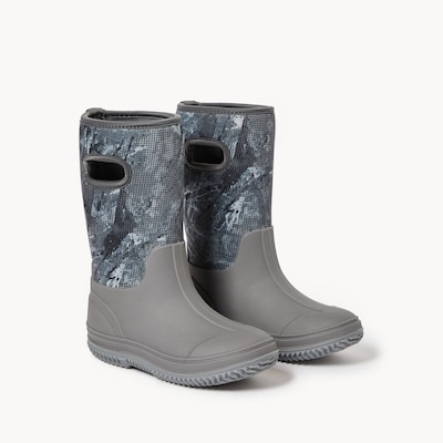 Kid Boys' Neoprene Rain Boots - Grey