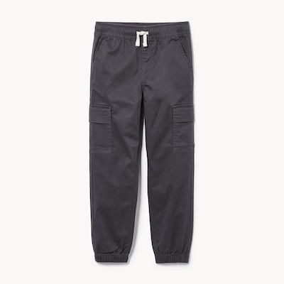 Kid Boys' Stretch Cargo Jogger - Charcoal