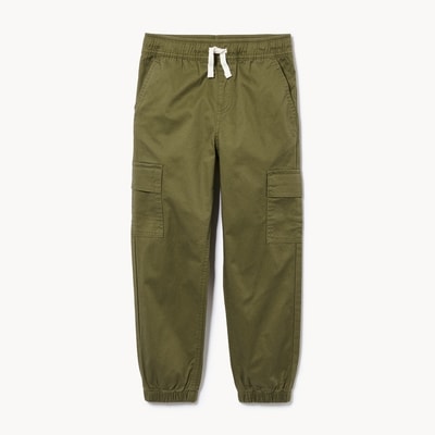 Kid Boys' Stretch Cargo Jogger - Olive