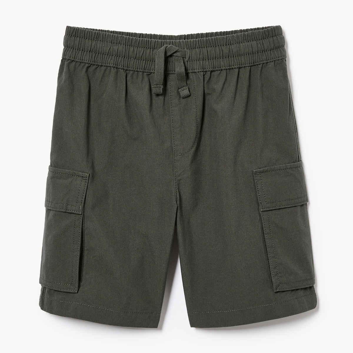 Kid Boys' Woven Cargo Short - Dark Stone