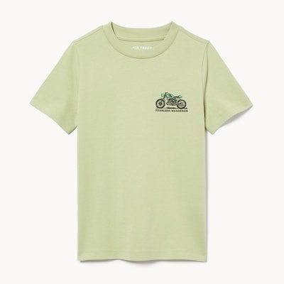 Kid Graphic T-Shirt - Light Olive