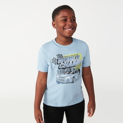 T-shirt imprimé pour enfants - Bleu Cendré