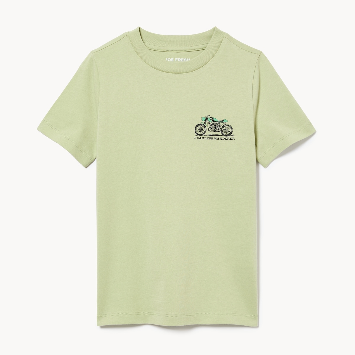 Kid Graphic T-Shirt - Light Olive