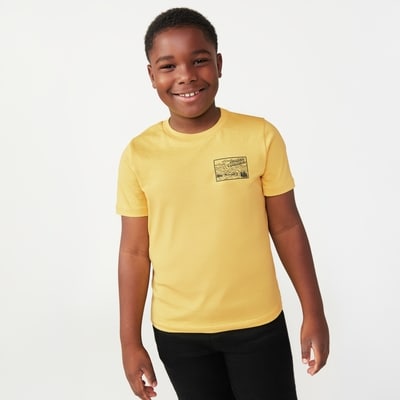 Kid Graphic T-Shirt - Yellow