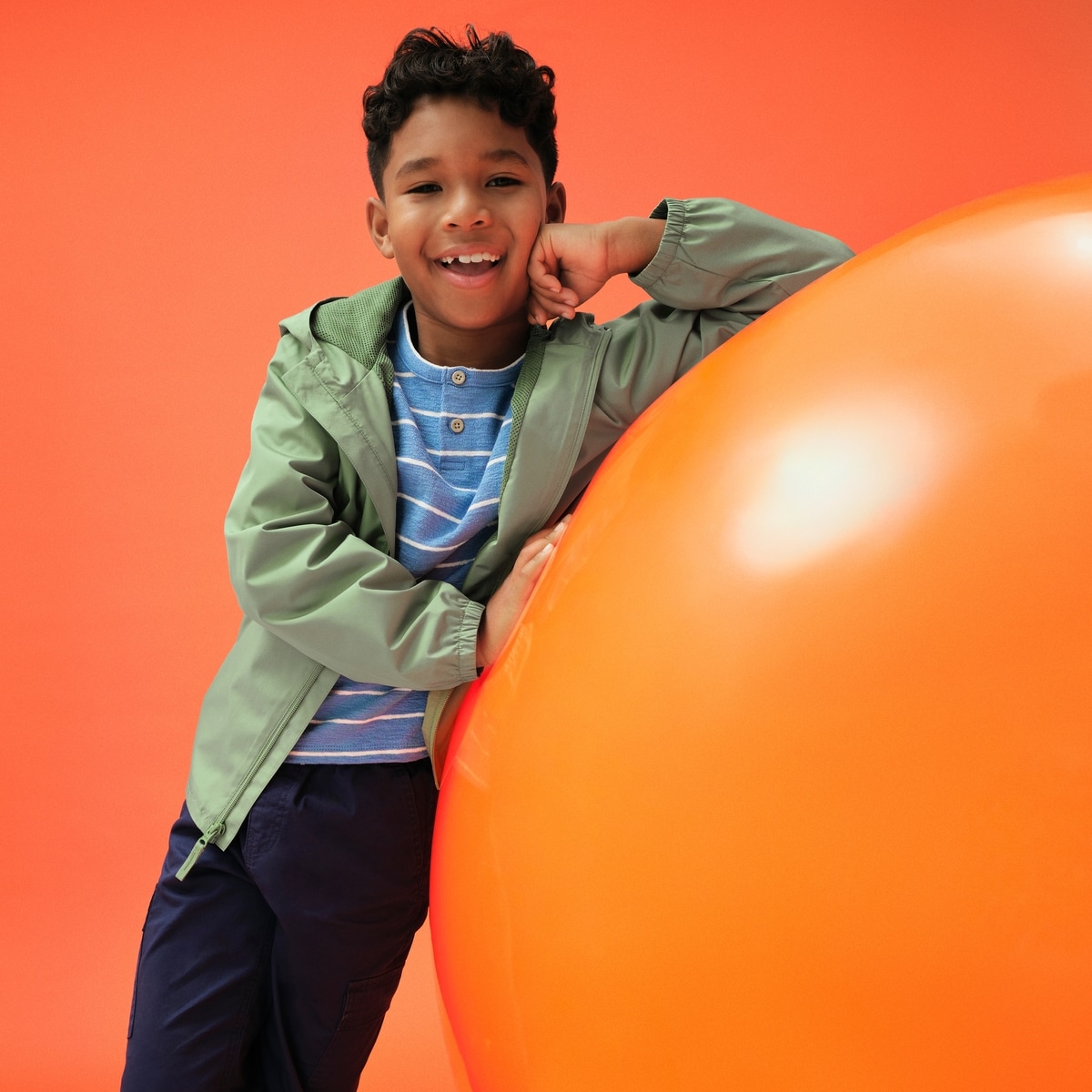 Coupe-vent  capuchon pour enfants