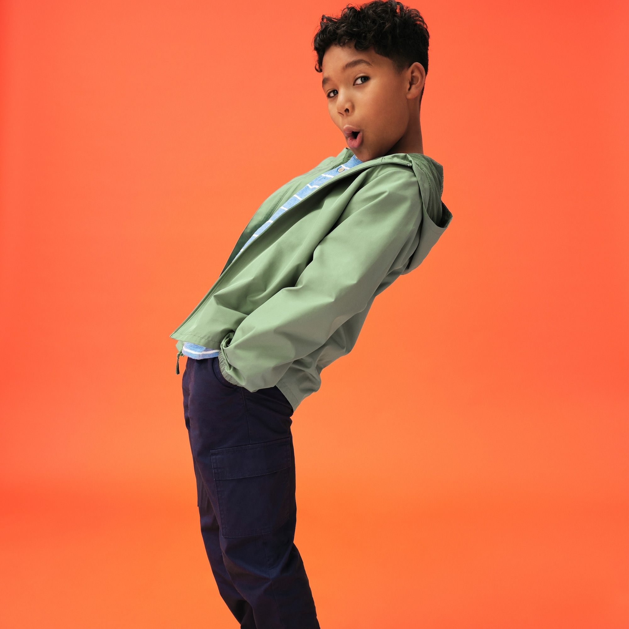 Kid Hooded Windbreaker