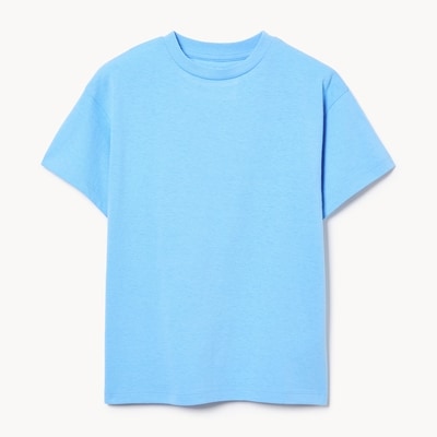 Kids' Drop Shoulder T-Shirt - Light Blue
