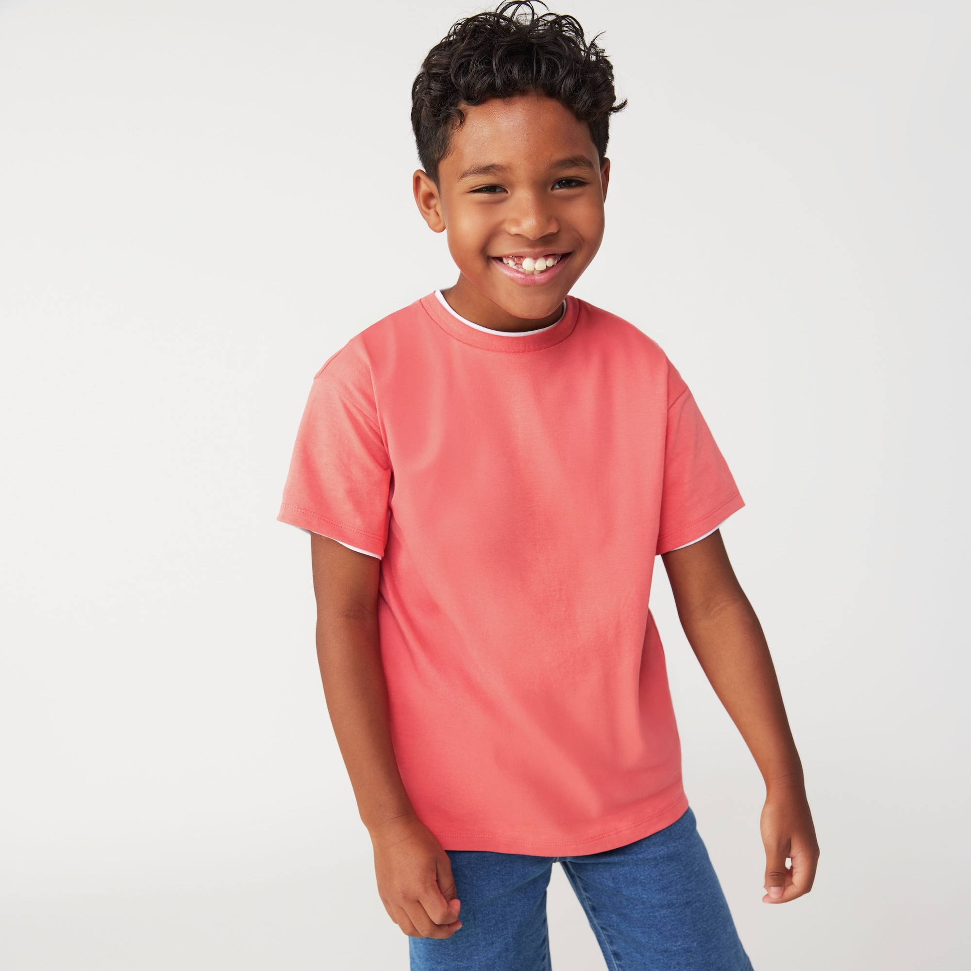 Toddlers' T-Shirt in Coral from Joe Fresh