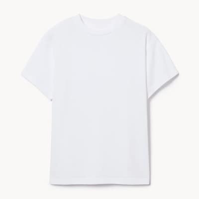 Kids' Drop Shoulder T-Shirt - Bright White