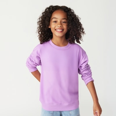 Kids' Crewneck Sweatshirt - Lavender