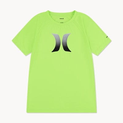 Kid Boys' Hurley Rash Guard - Light Neon Green