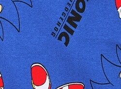 Pyjama Sonic Le Hérisson Pour Hommes - Ensemble 100% Coton Ultra Confort Avec Tails Et Knuckles, S-XXL