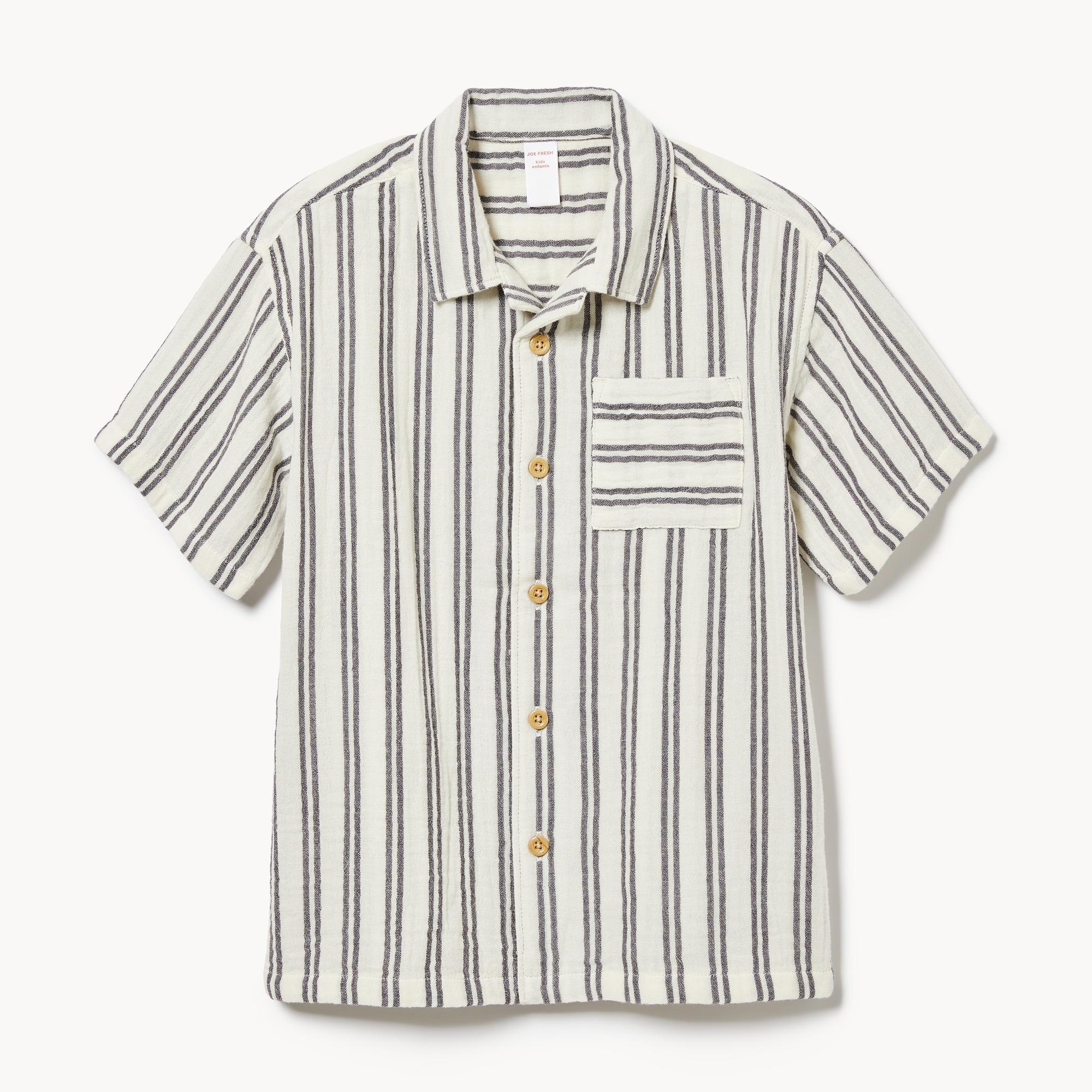 Chemise imprimée en gaze pour garçons