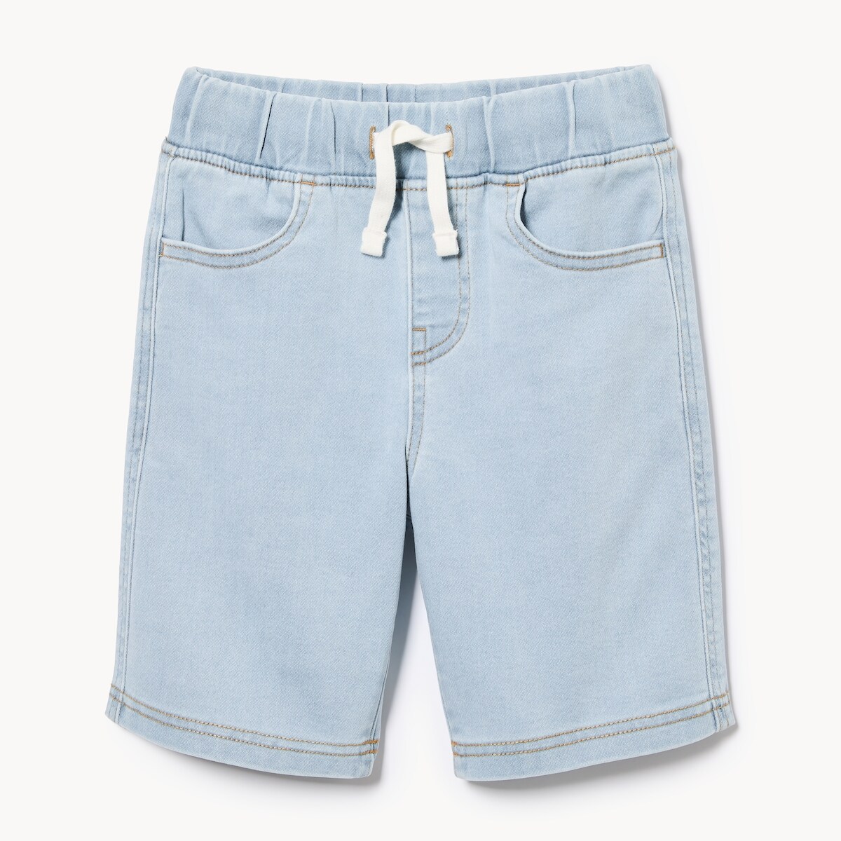 Kid Boys' Knit Denim Short - Light Navy