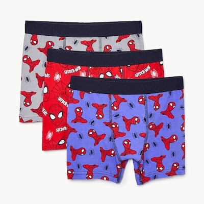 Joe Fresh Ens. 3 caleçons boxeurs Spider-Man Marvel, garçons 1 ea, 19,00 $/1ch